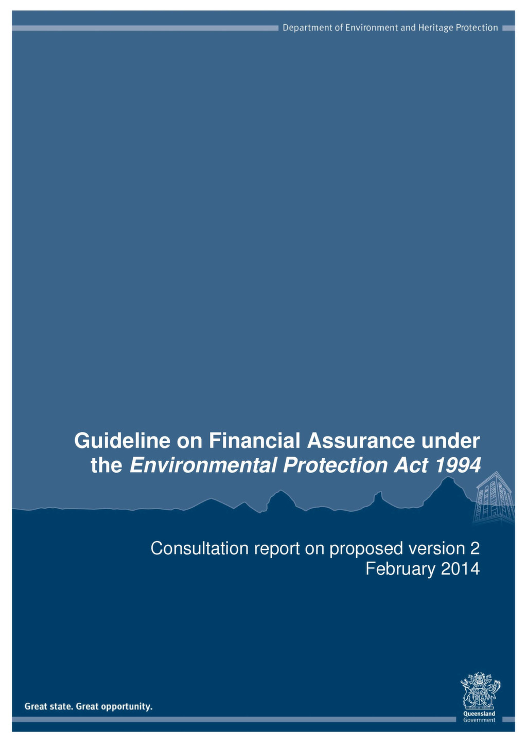 Guideline on Financial Assurance under the Environmental Protection Act